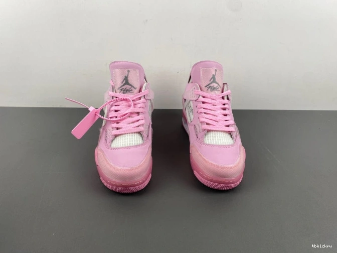 Cheap TBkick 4 X PINK OFF-WHITE JORDAN 0707